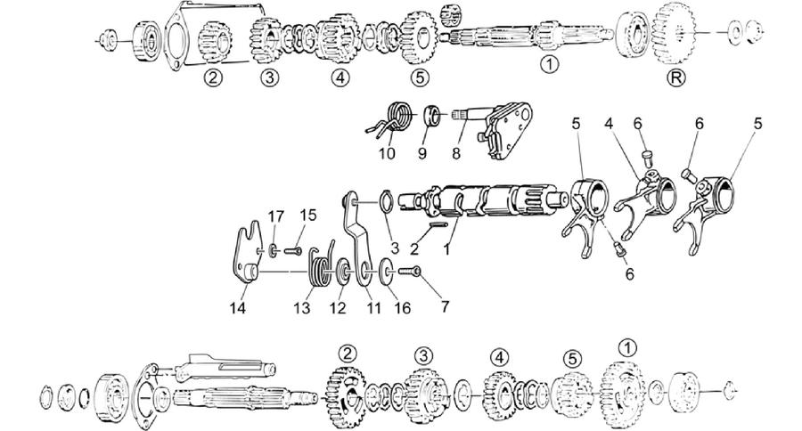 Gear box selector