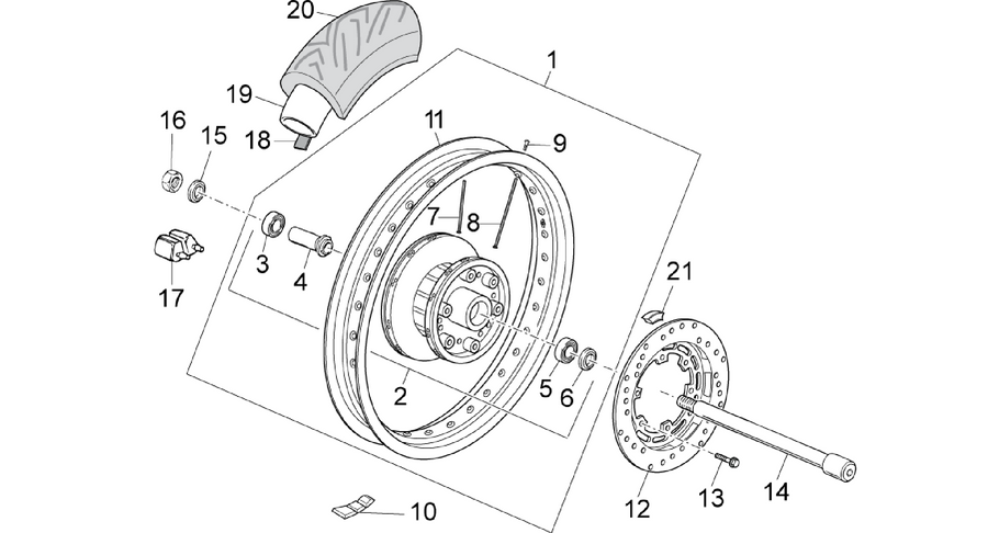 Rear wheel I