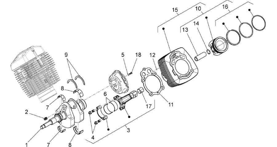 Crankshaft cpl.