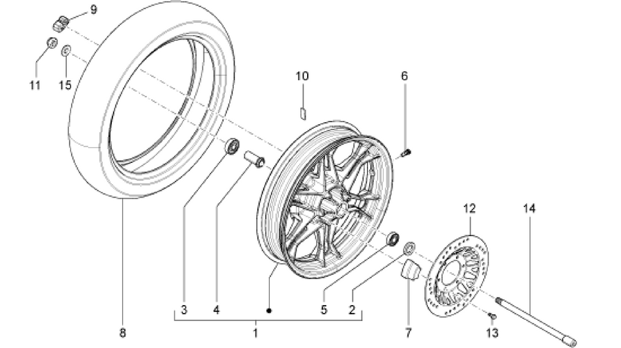 Rear wheel II