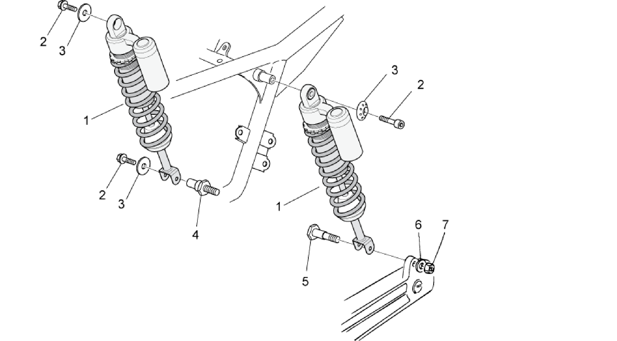 Rear shock absorber