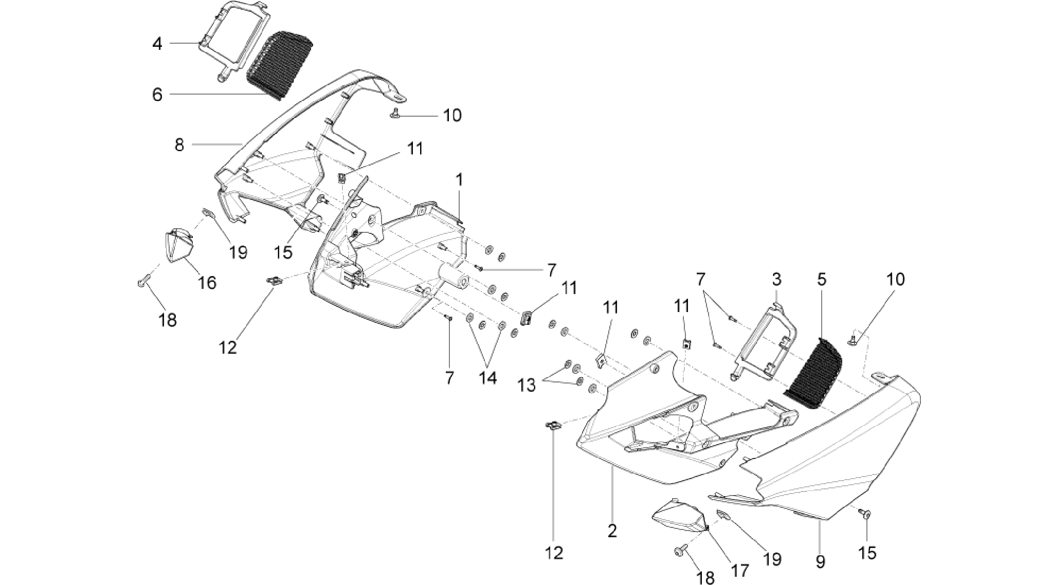 Front body - Duct