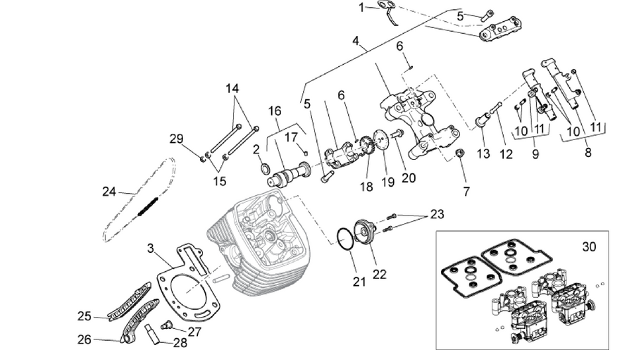 LH cylinder timing system I