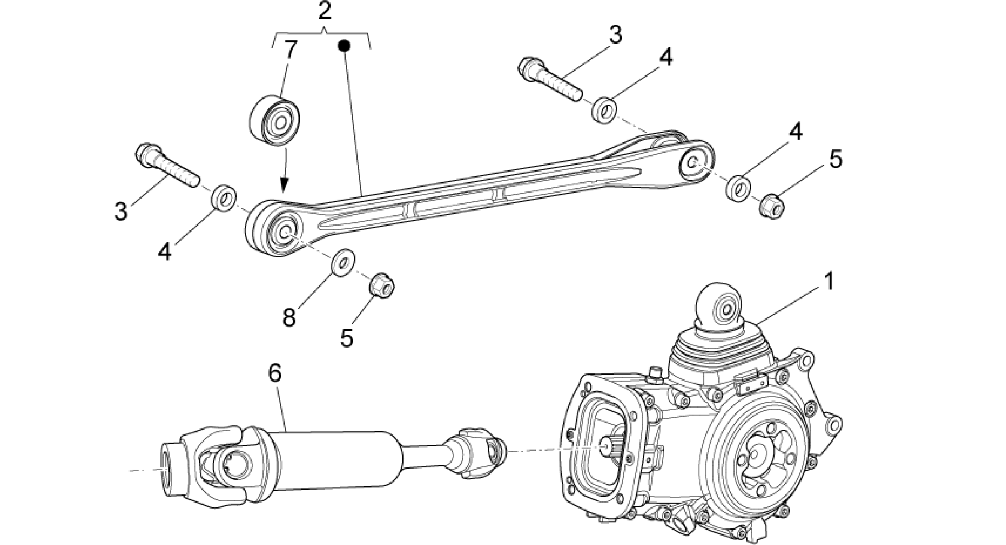 Rear transmission