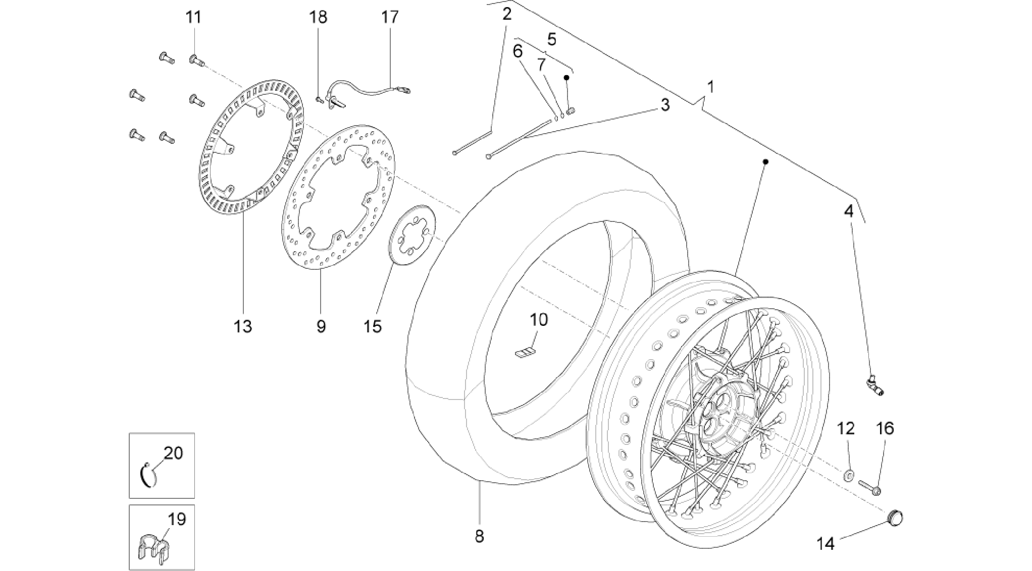 Rear wheel