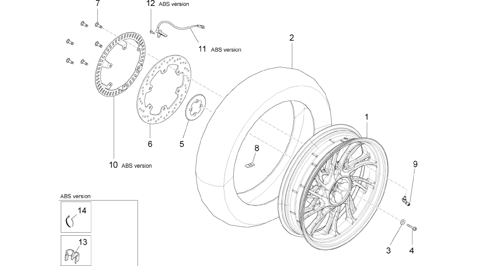 Rear wheel II