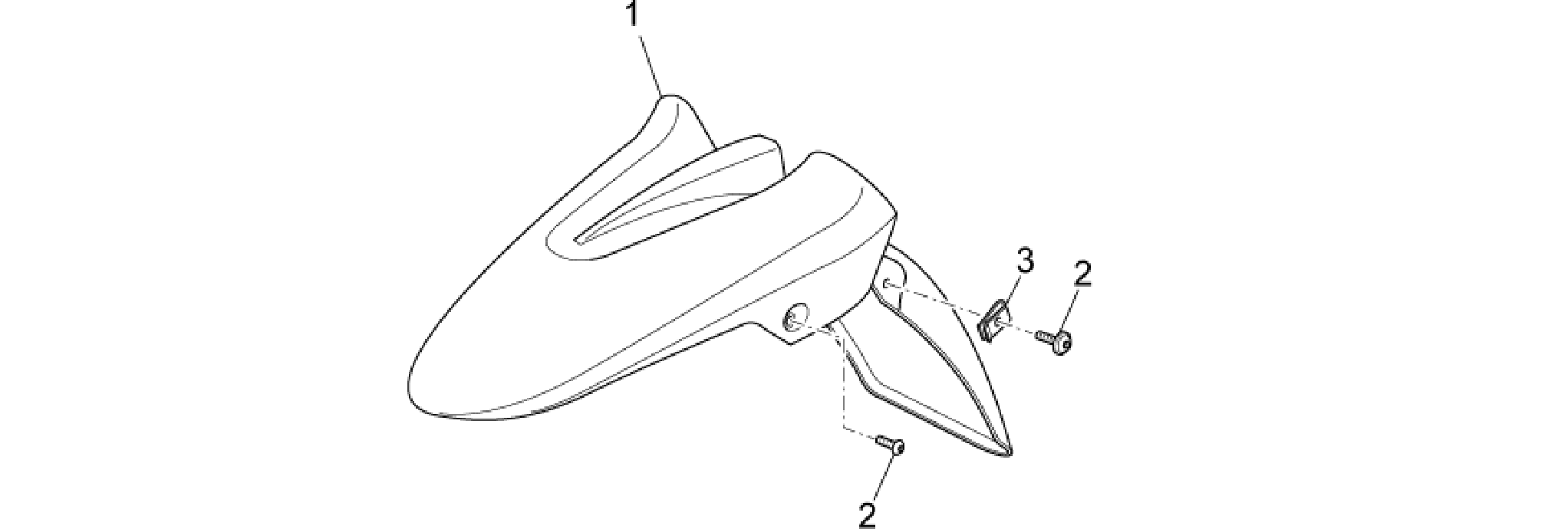 Front mudguard