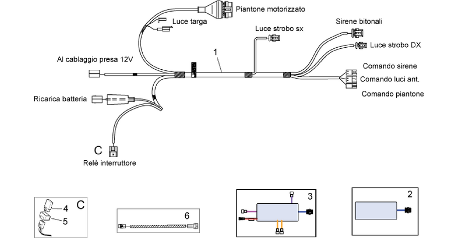 Police ausiliary Electrical system