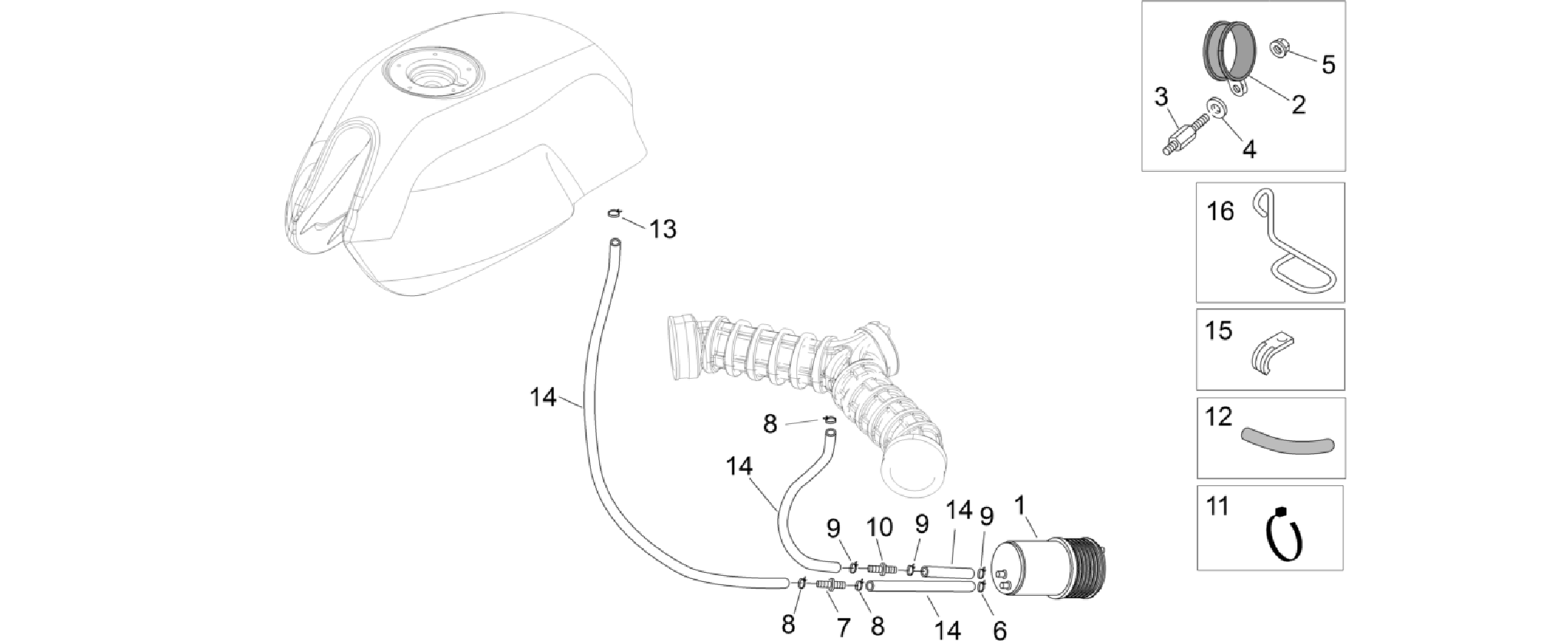 Fuel vapour recover system