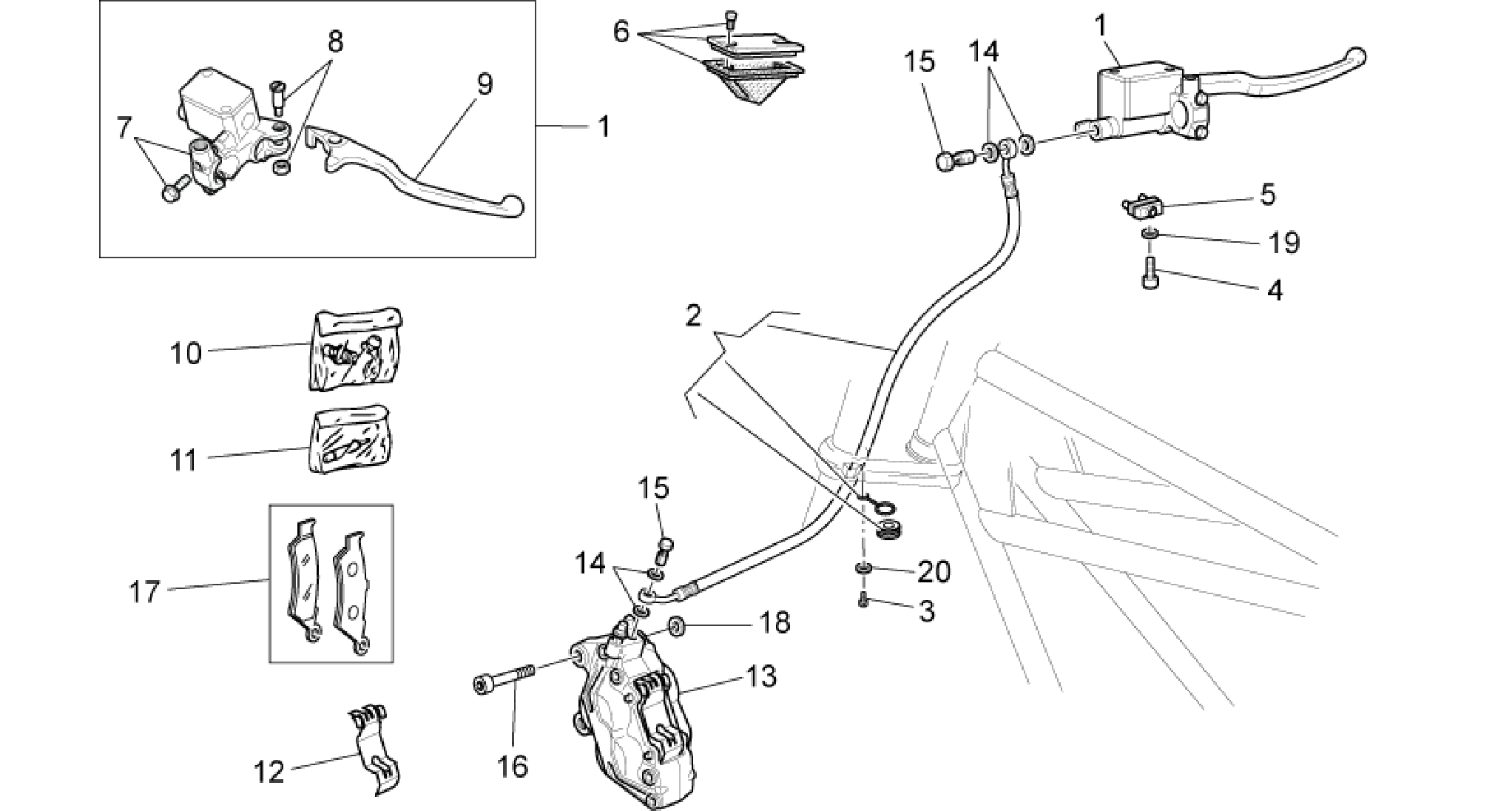 Front brake system