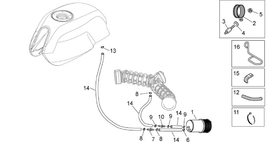 Fuel vapour recover system