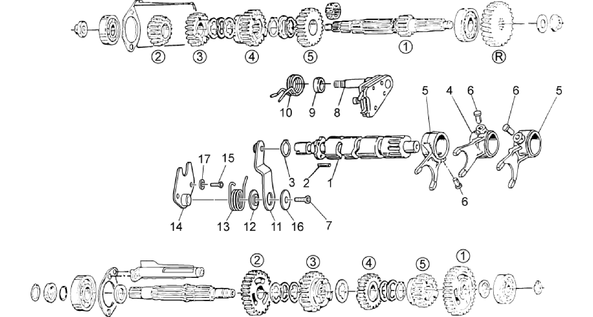 Gear box selector
