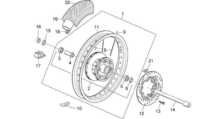 Rear wheel