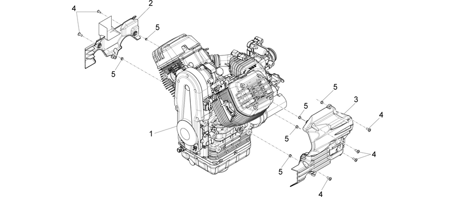 Engine-Completing part-Lever