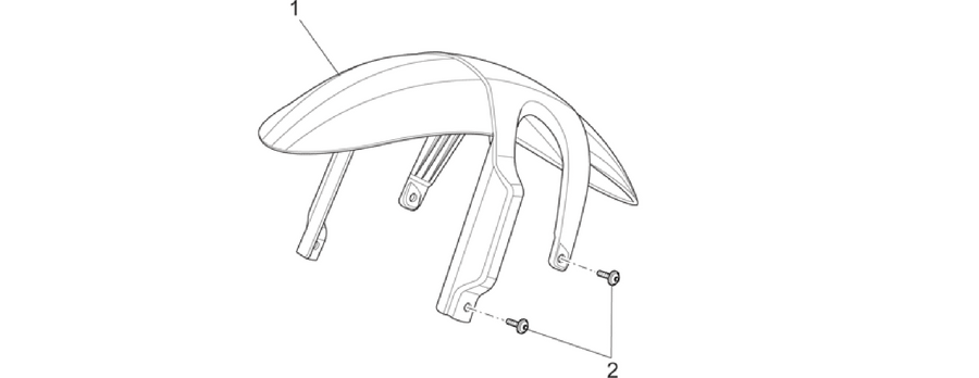 Front mudguard