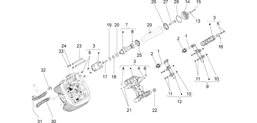 LH cylinder timing system II