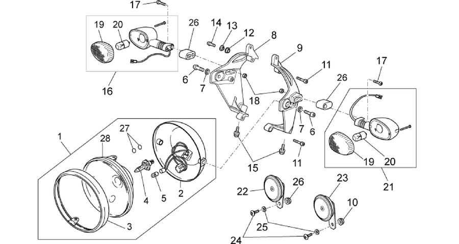 Headlight/Horn