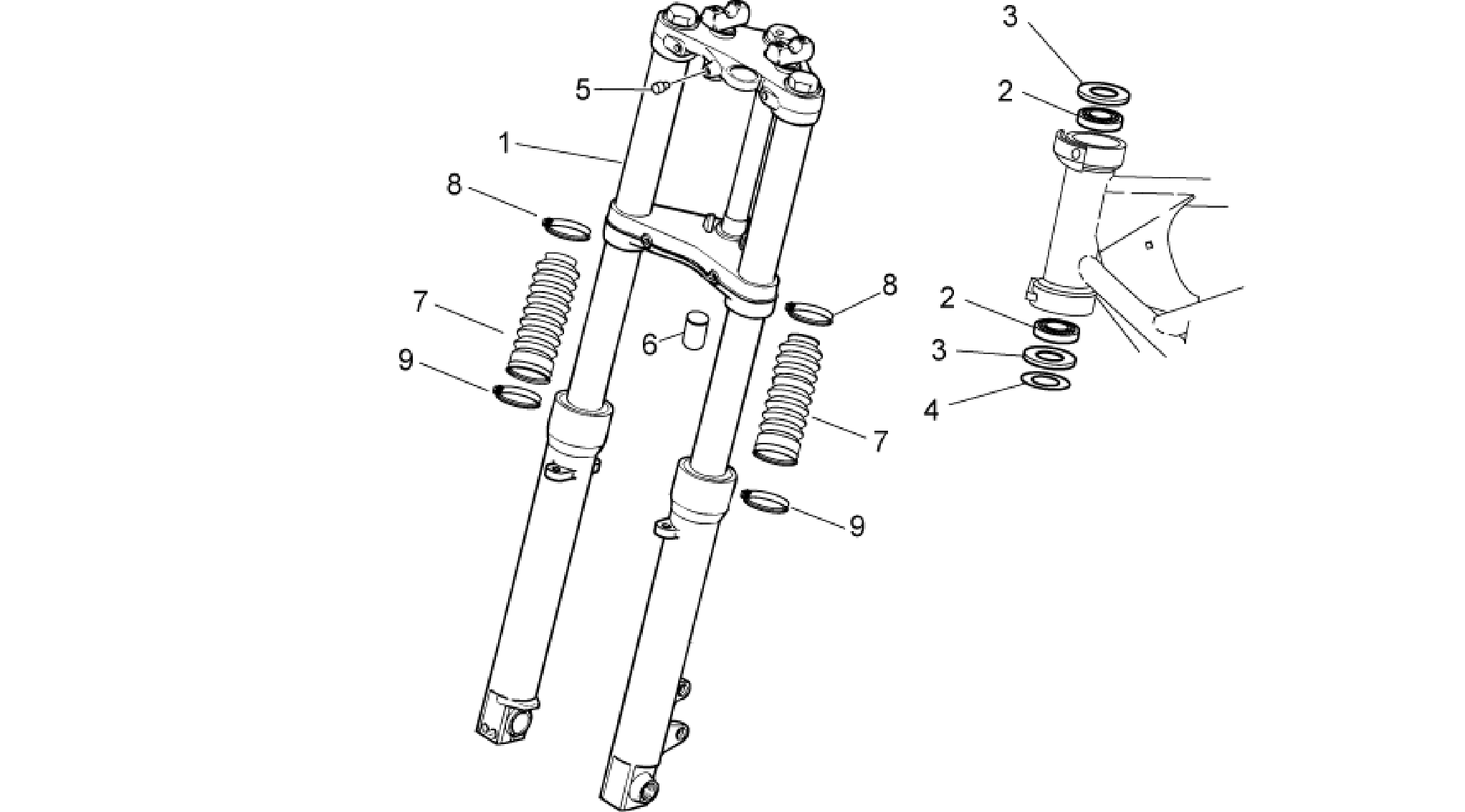 Front fork I