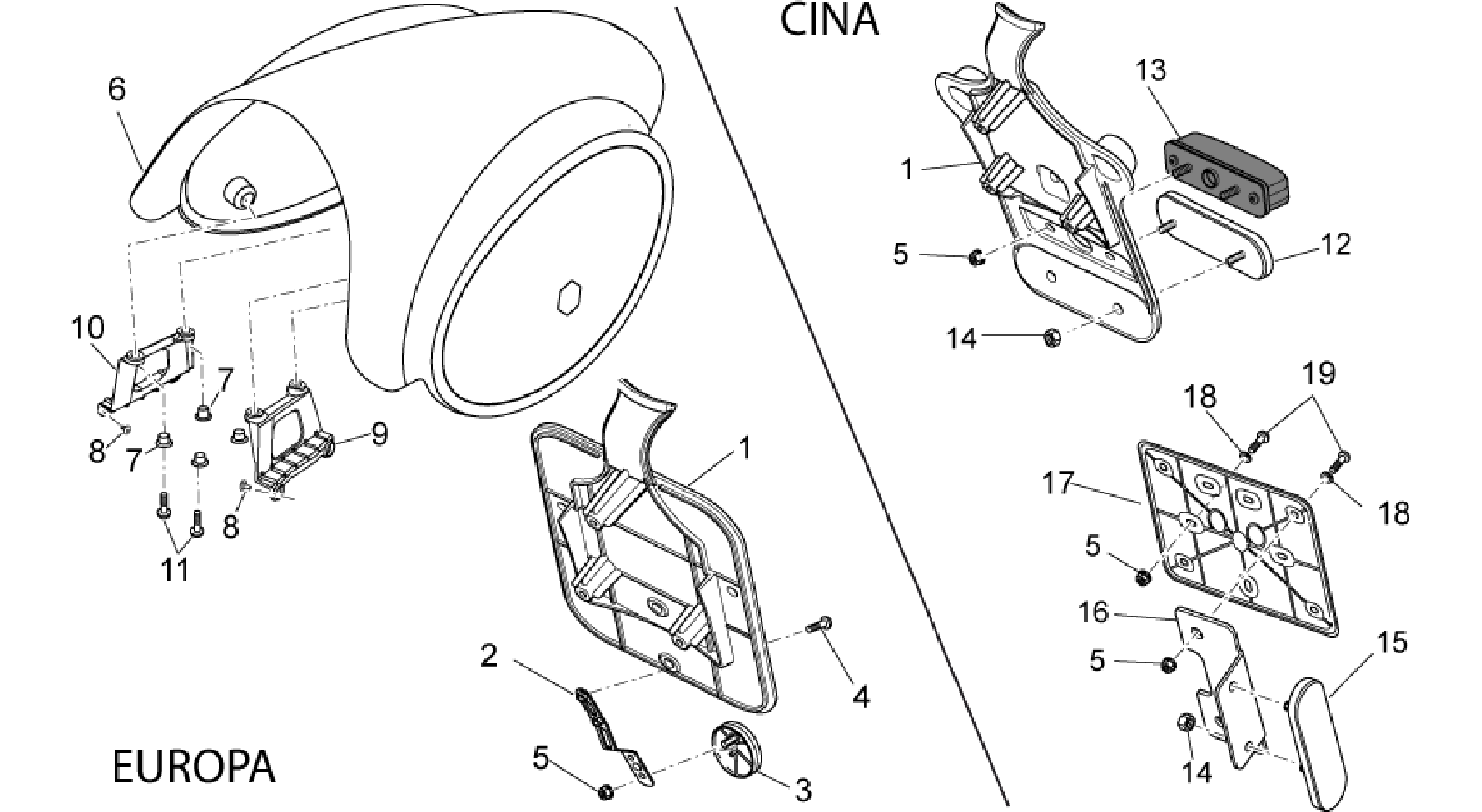Rear body II- Plate holder