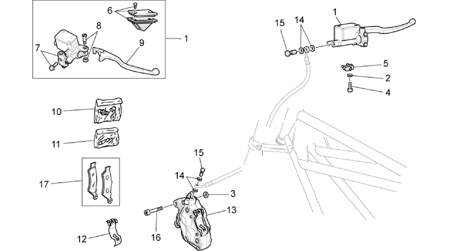 Front brake system