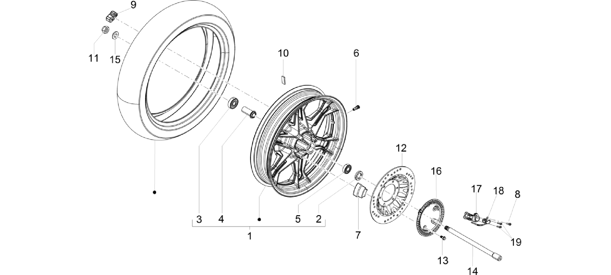 Rear wheel II
