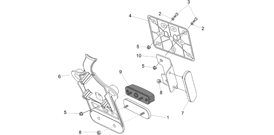 Rear body II- Plate holder