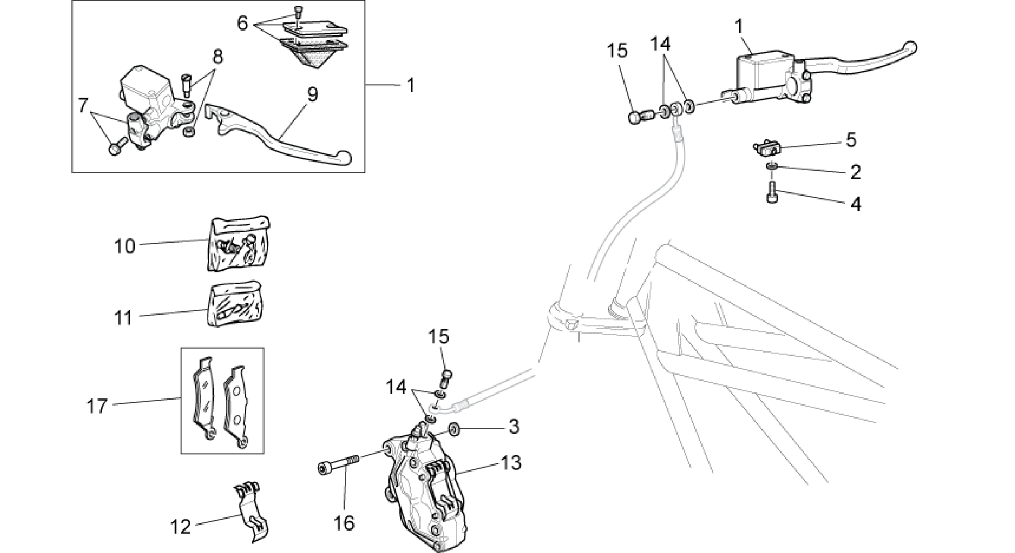 Front brake system