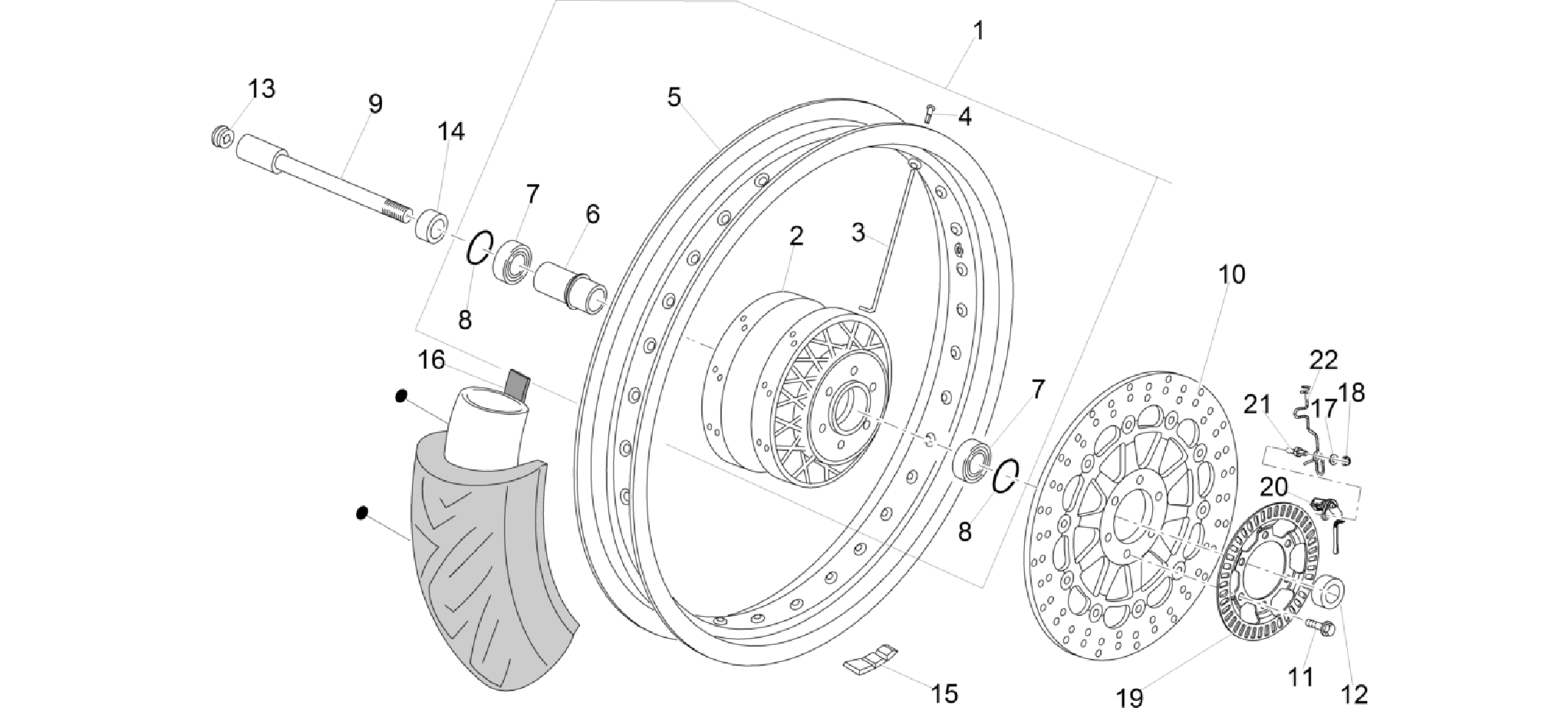 Front wheel