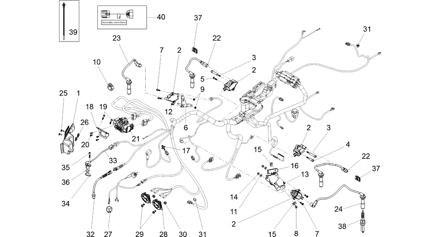 Front electrical system