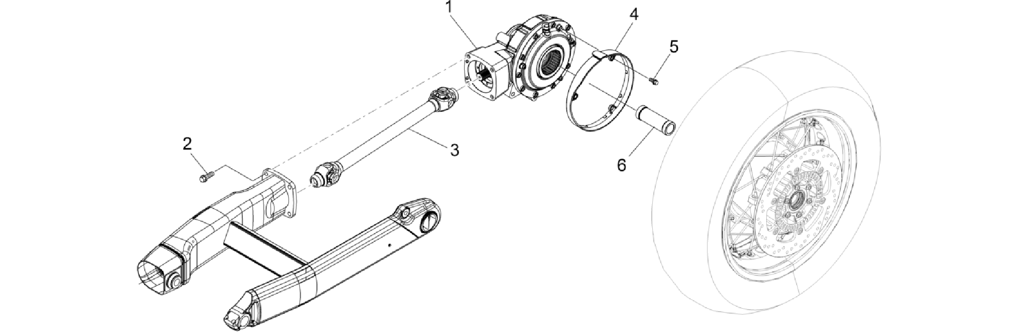 Rear transmission