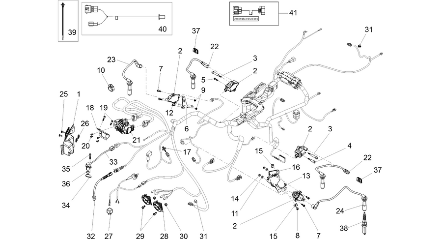 Front electrical system