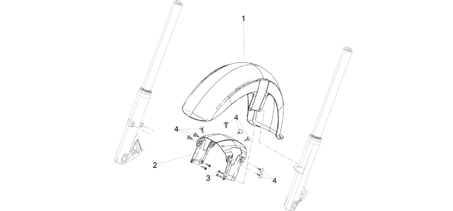Front mudguard-Pillar