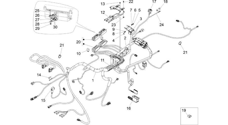 Central electrical system
