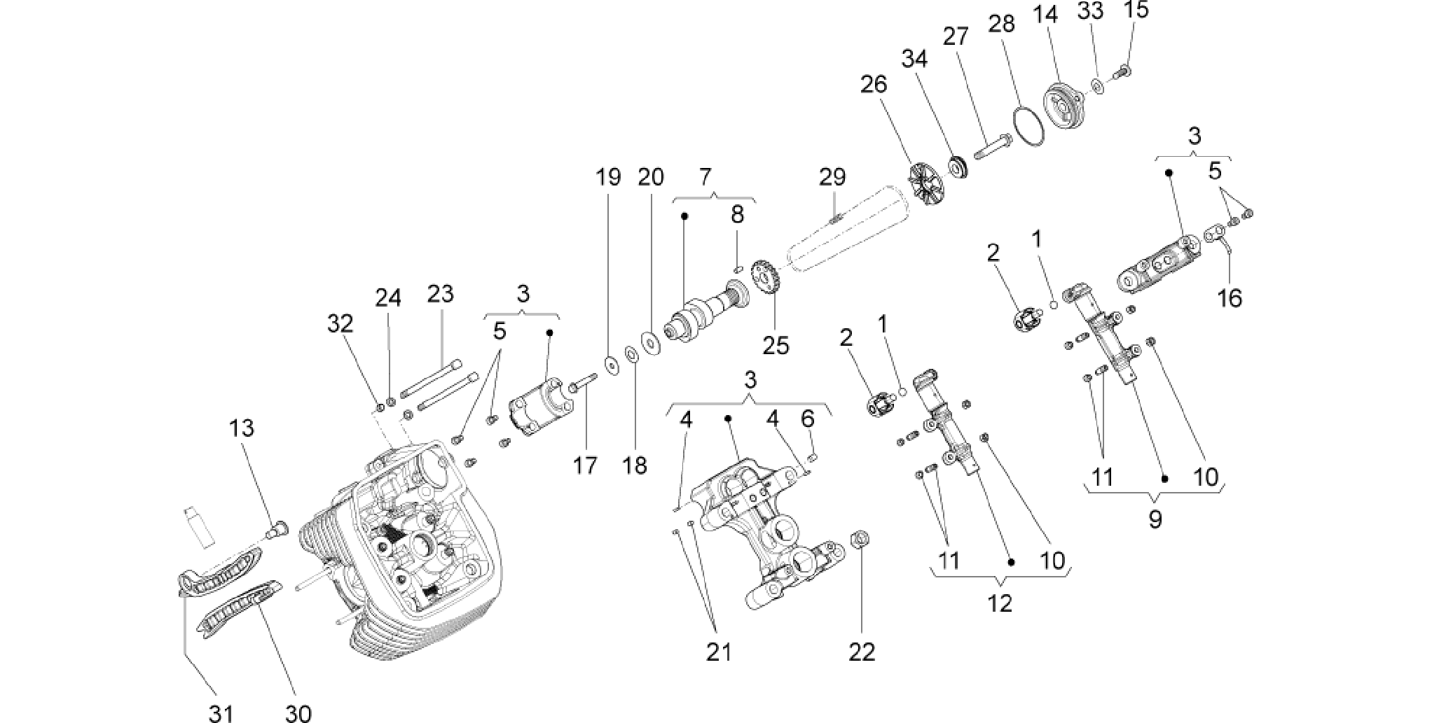 LH cylinder timing system I