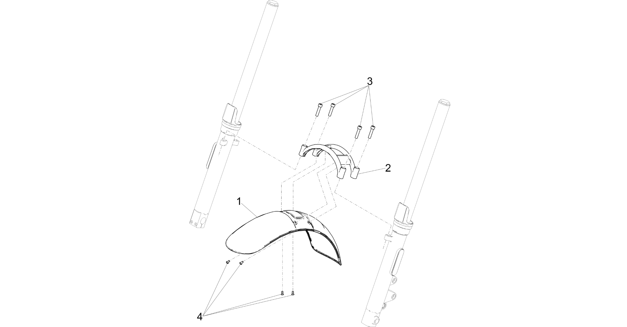Front mudguard-Pillar