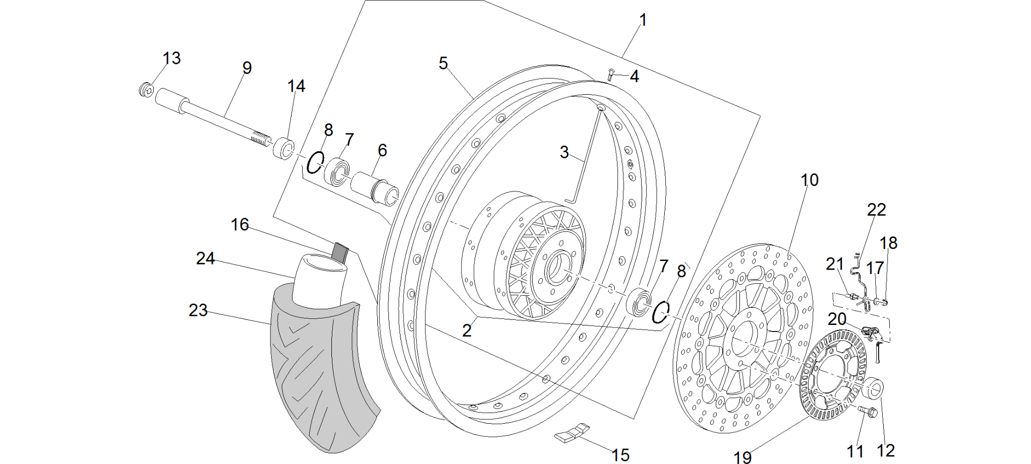 Front wheel I
