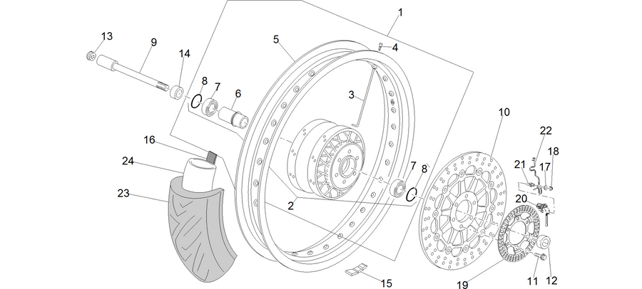 Front wheel I