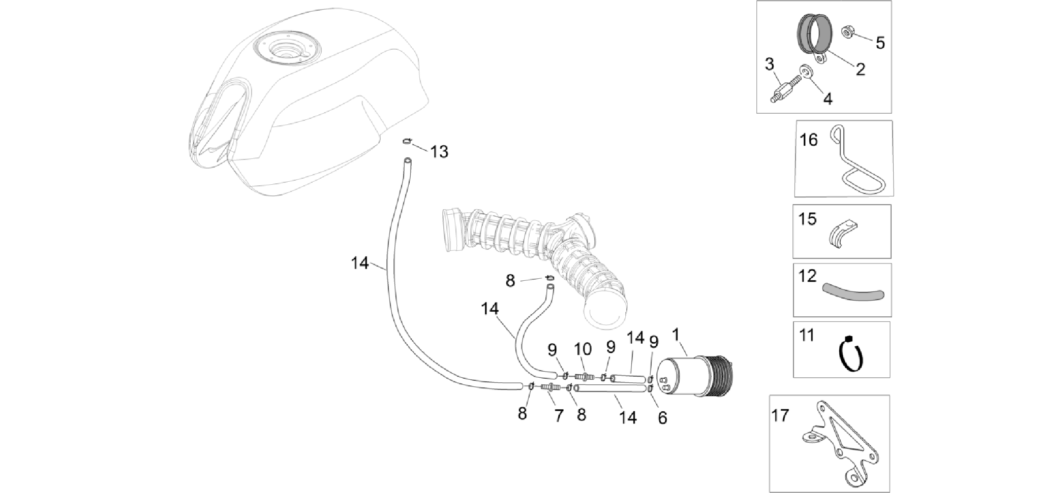 Fuel vapour recover system