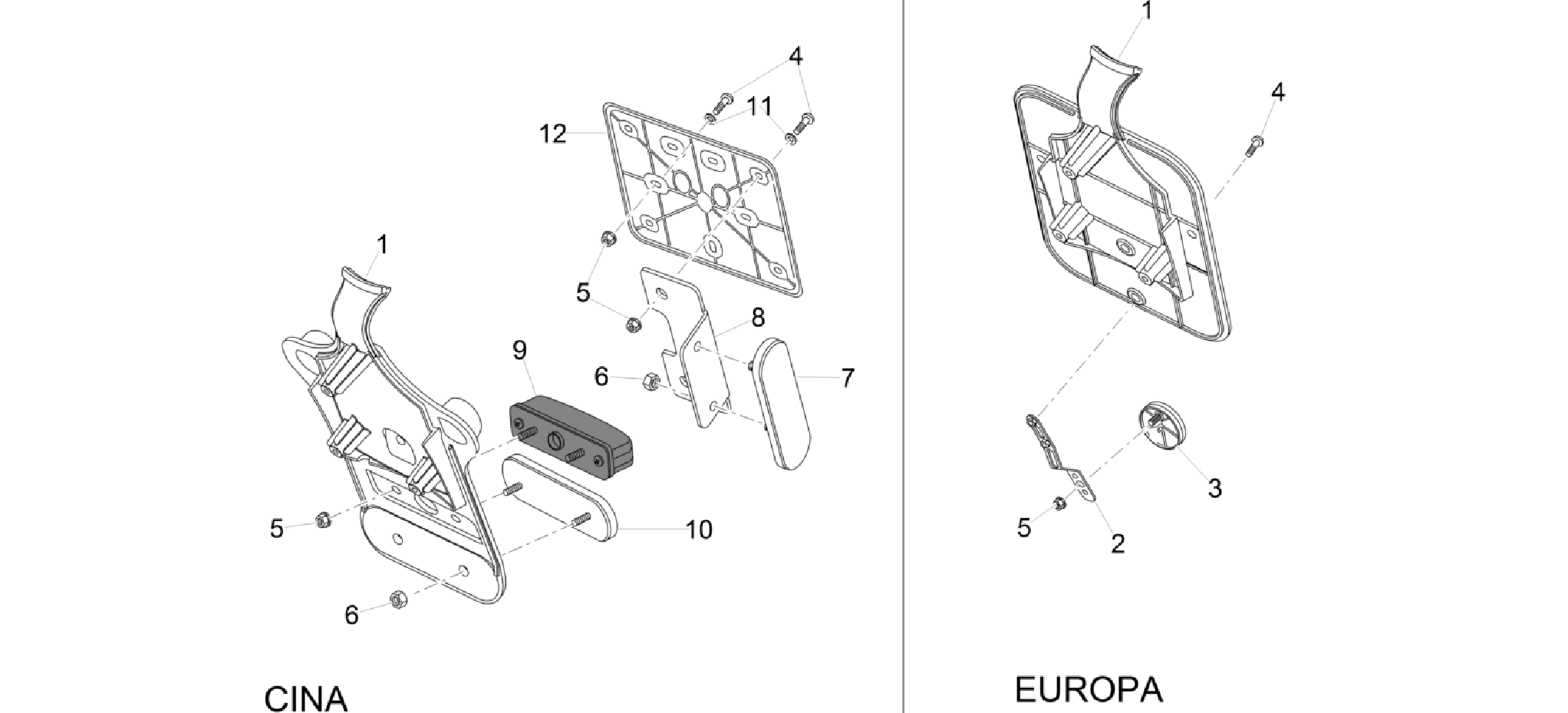 Rear body II- Plate holder