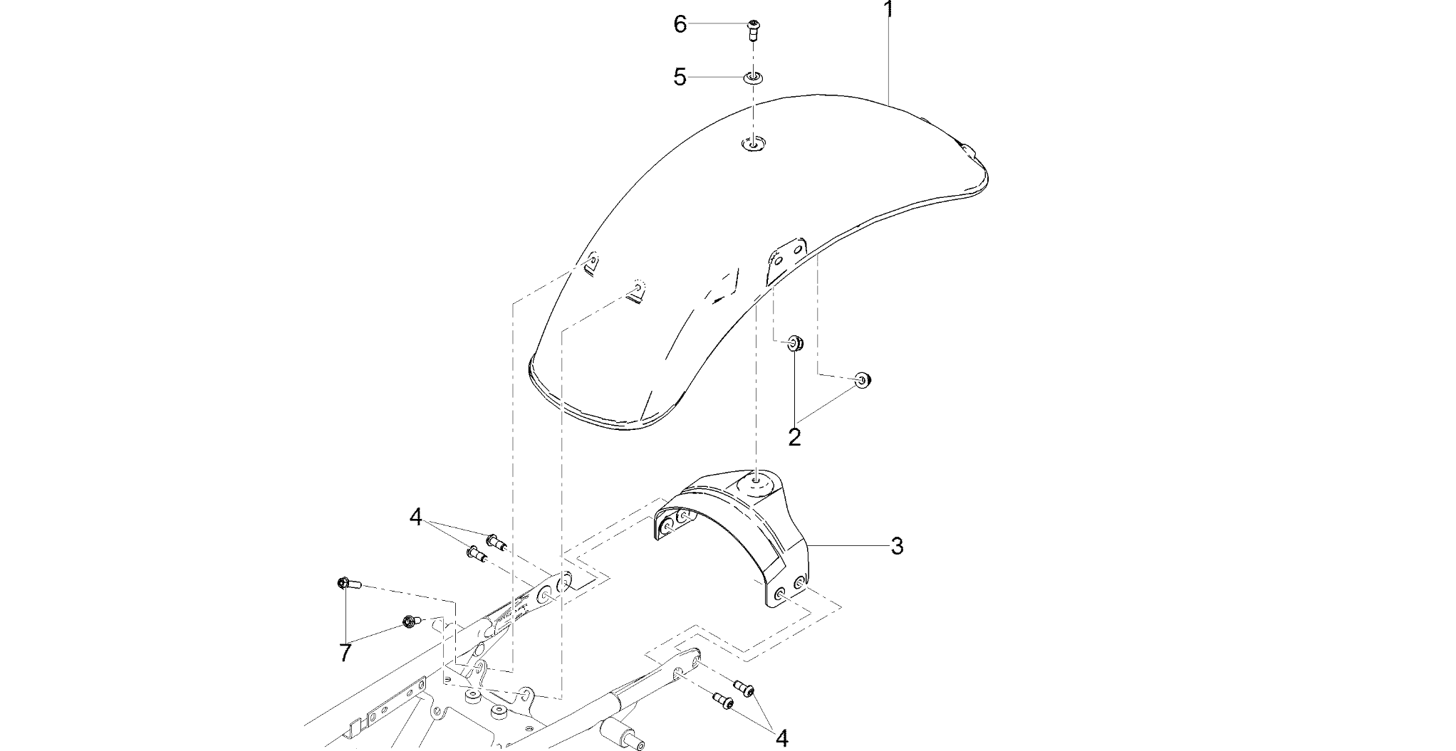 Rear mudguard