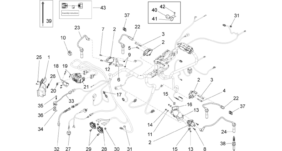 Front electrical system