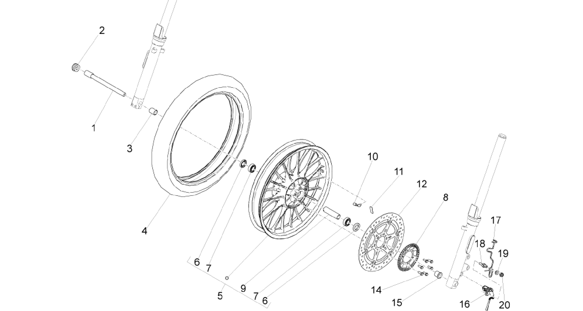 Front wheel