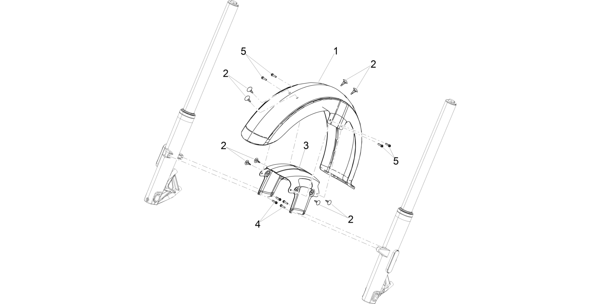 Front mudguard-Pillar