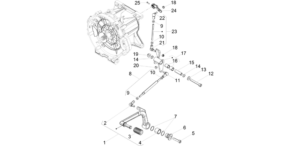 Internal gear selectors