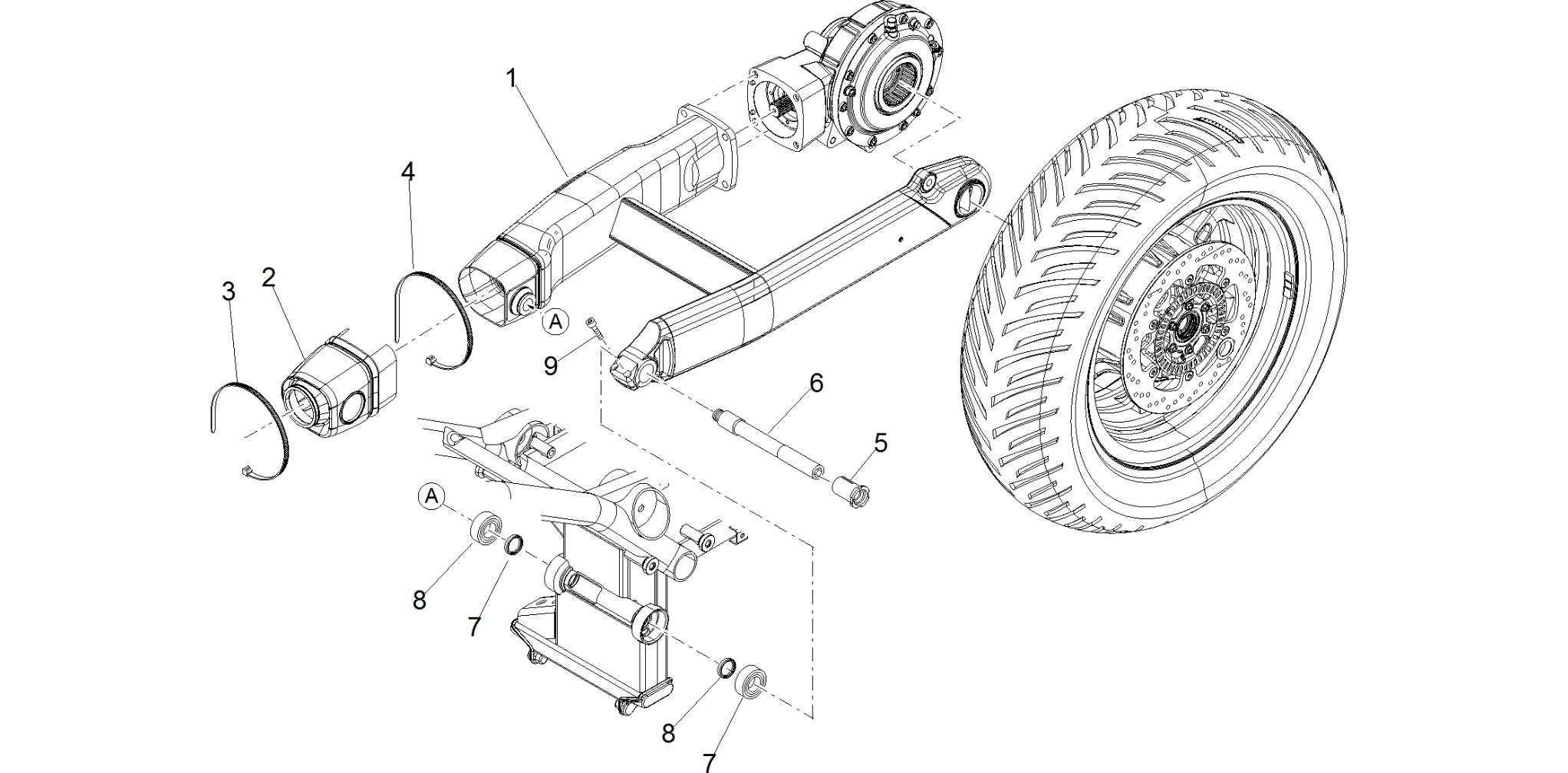 Swing arm