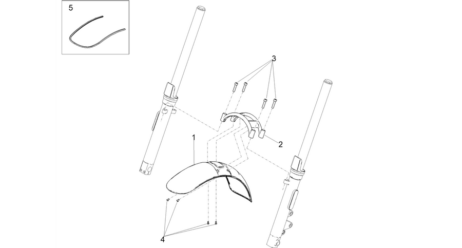 Front mudguard-Pillar