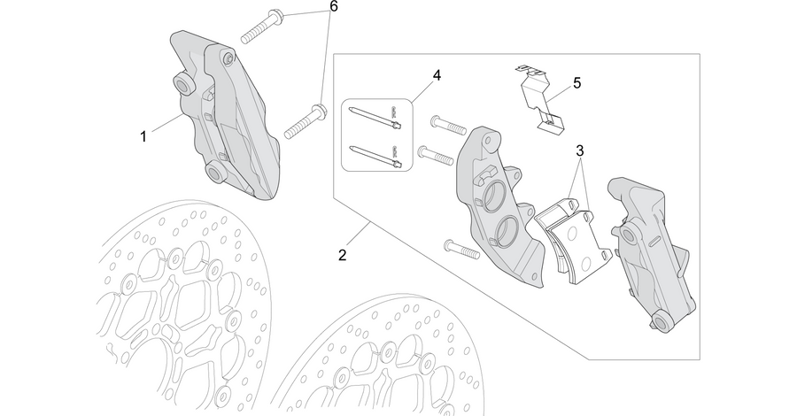 Front brake caliper