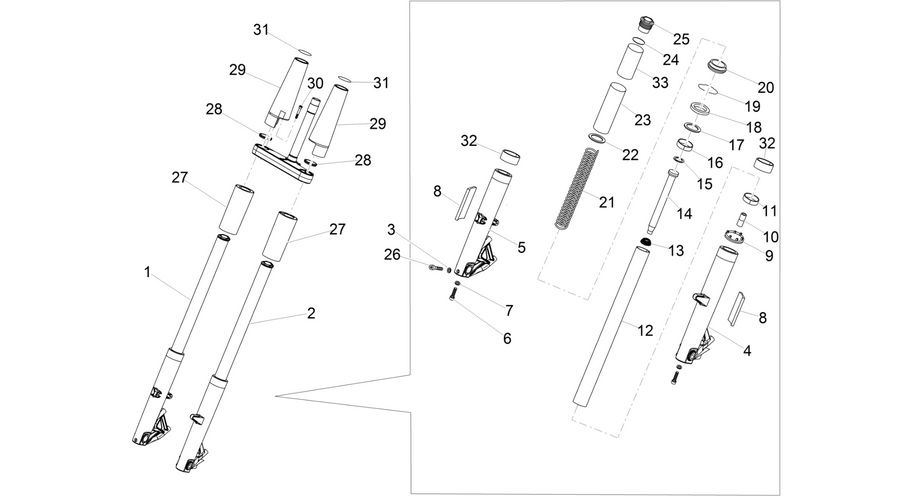 Front fork Kaifa