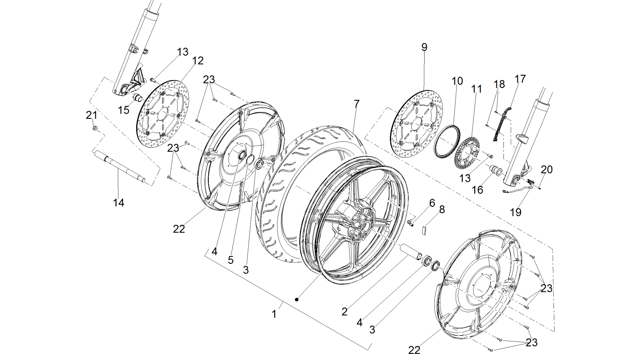 Front wheel