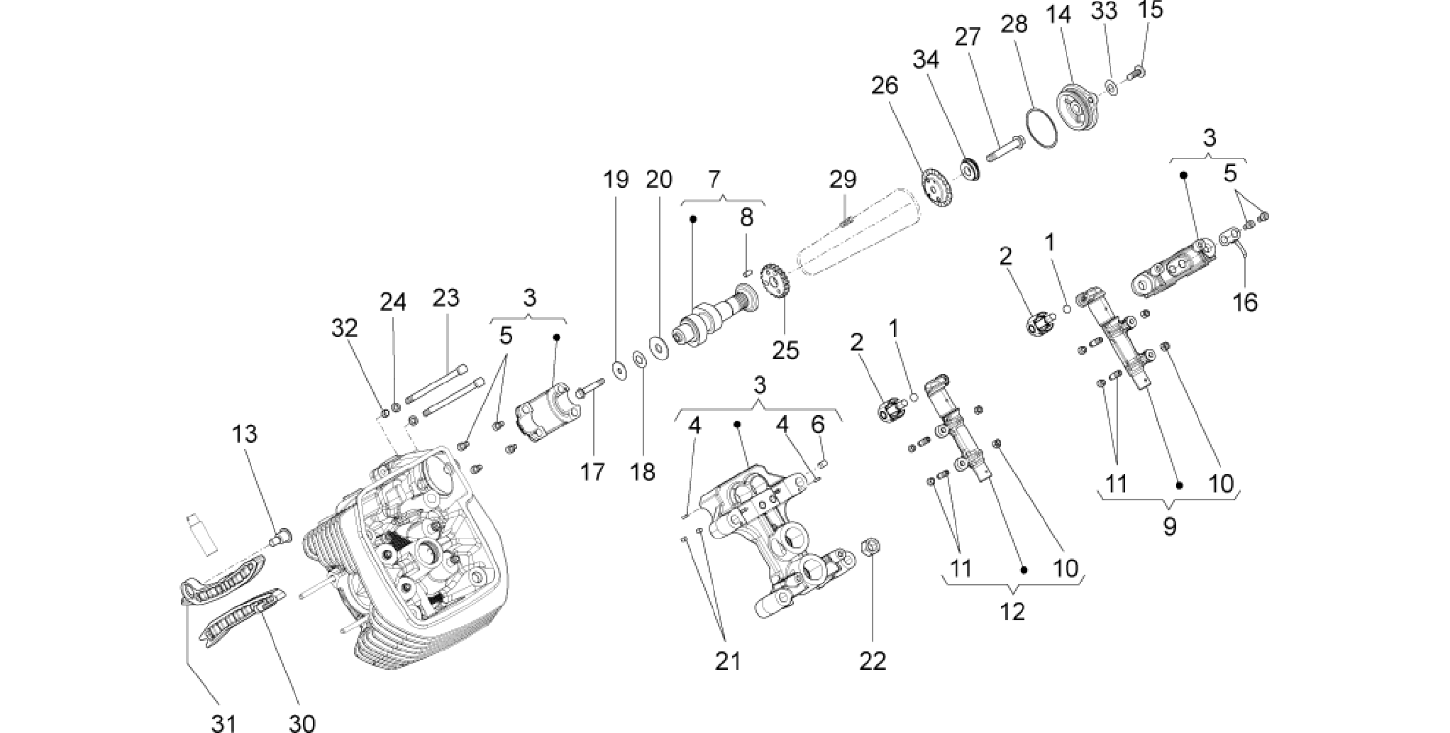 LH cylinder timing system I